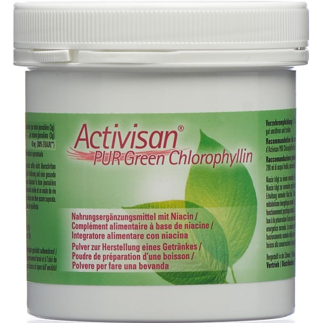 Activisan PUR Green Chlorophyllin Plv Diet Supplement with Niac