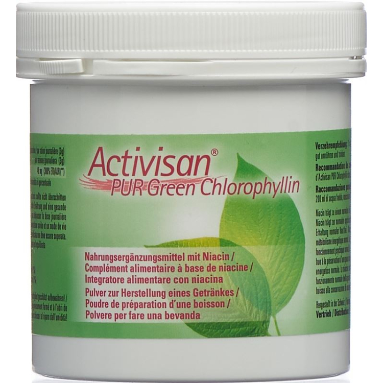 Activisan PUR Green Chlorophyllin Plv مكمل غذائي مع النياك