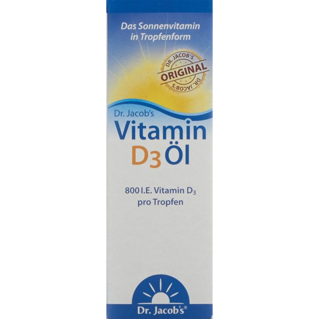 Dr. Jacob's Vitamine D3 Huile 20 ml