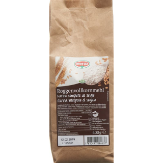 Morga rye flour organic 400 g Btl