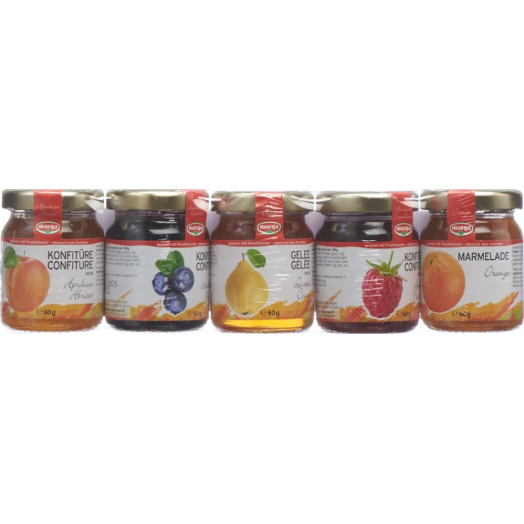 Morga Midget jam with fructose 5 x 60 g