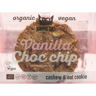 Kookie Cat Vanilla Choc Chip Cookie 12 x 50g