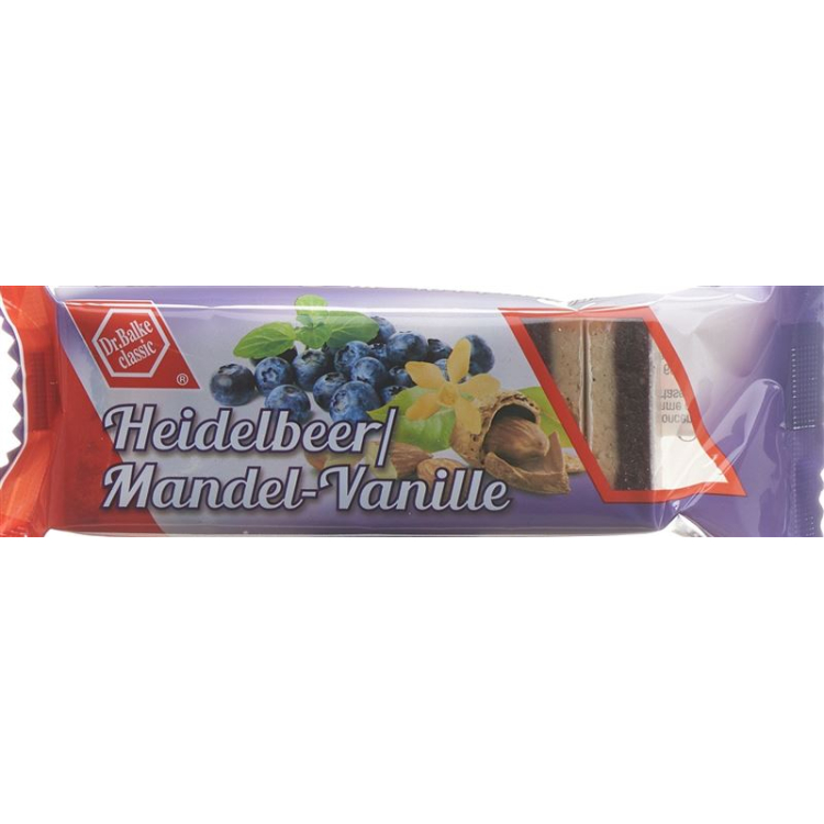 Barretta a fette mirtillo/mandorla vaniglia 100 g