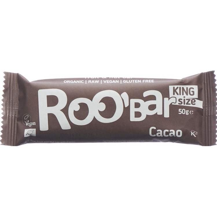 Roobar barra de cacau cru 16 x 50 g