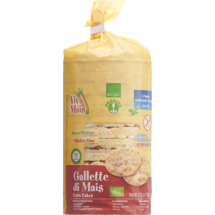 PROBIOS maiswafel met zeezout bio 100 g