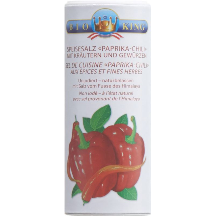 BIOKING Saltbøser Paprika Chili 200 g