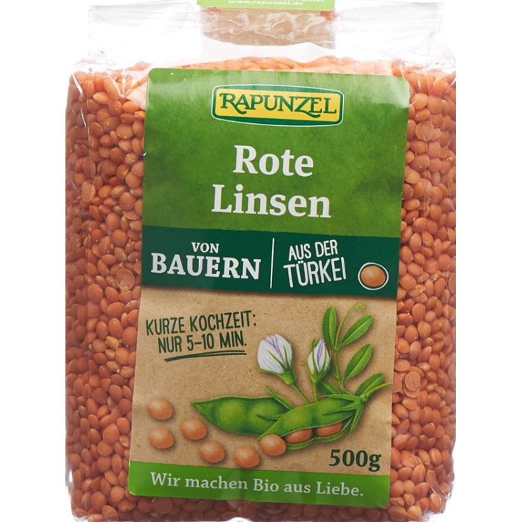 Rapunzel lentils red 500 g