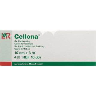 Cellona Synthetiwatte 10cmx3m weiss Rolle 4 Stk