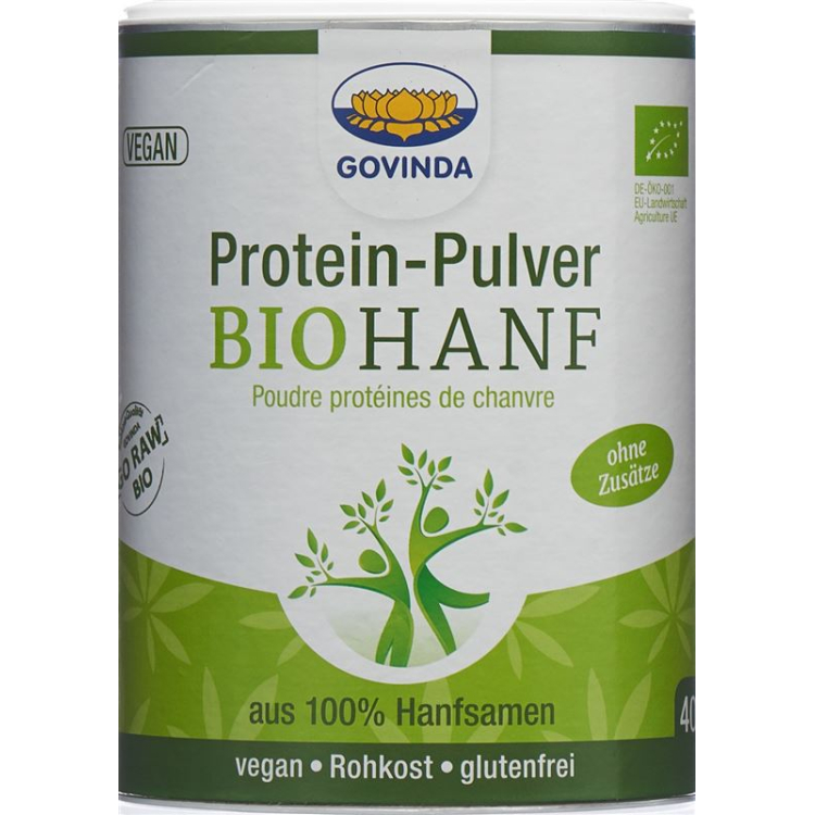 Bột protein cây gai dầu Govinda Bio Ds 400 g