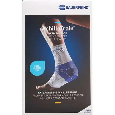 AchilloTrain active bandage size 1 left titanium