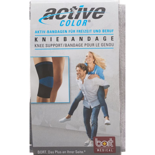 Bort ActiveColor 膝包帯 XL +42cm ブラック