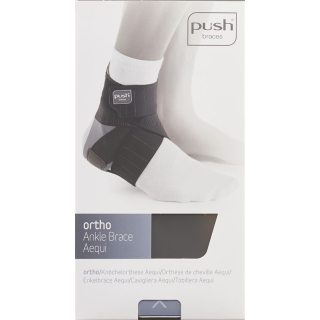 PUSH ORTHO AEQUI ankle strap 34-40cm right grey