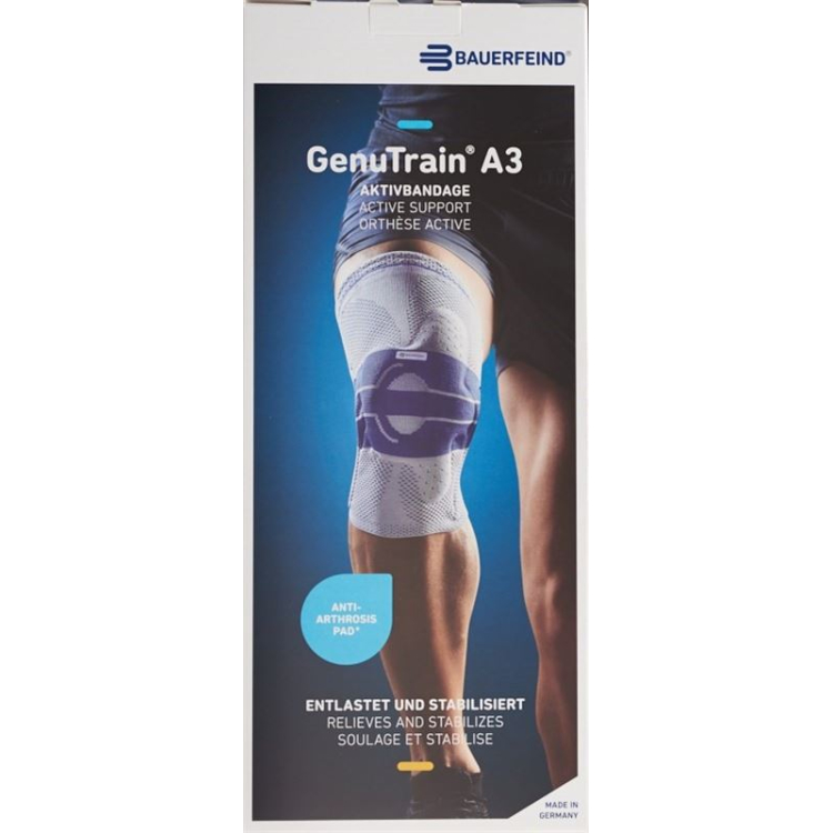 GenuTrain A3 venda activa talla 1 izquierda titanio