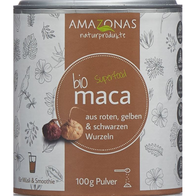 AMAZON maca powder Bio 100% pure Ds 500 g