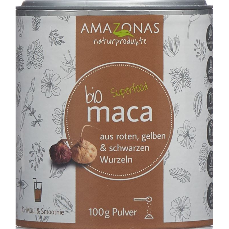 AMAZON maca powder Bio 100% pure Ds 500 g