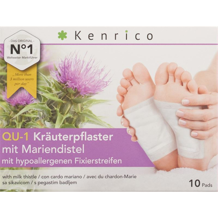 Kenrico herbal plaster with milk thistle 10 pcs