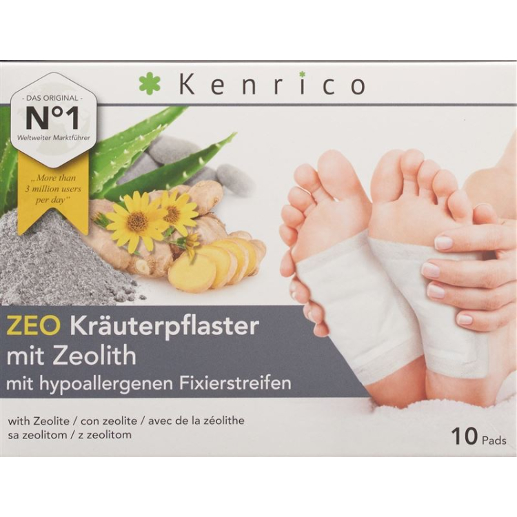 Kenrico herbal plaster with zeolite 10 pcs