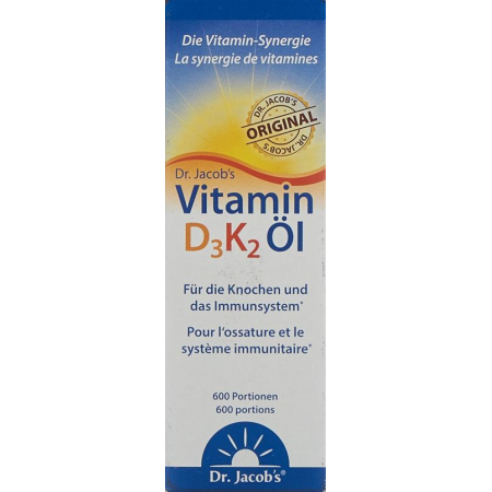 Dr. Jacob's ビタミン D3K2 Öl 20 ml