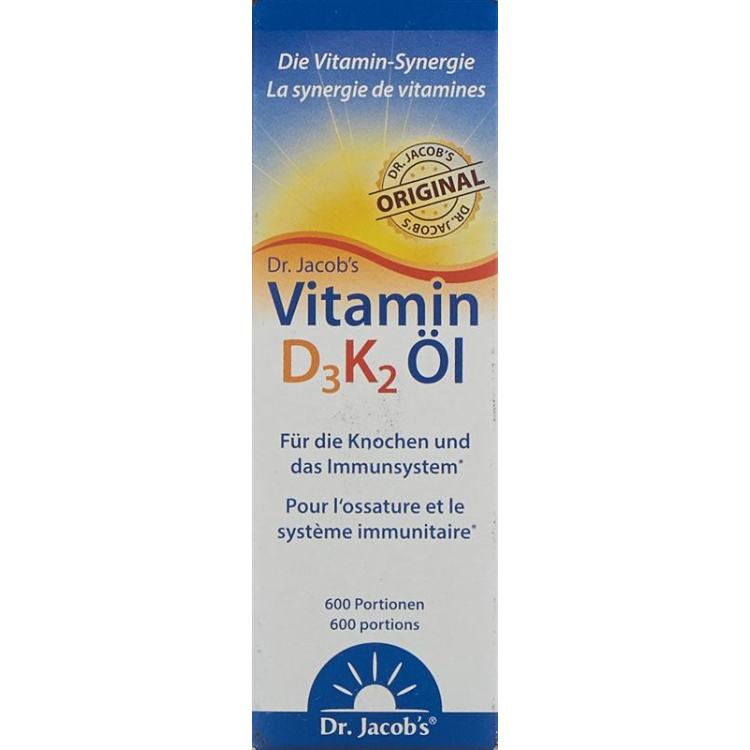 Doktor Yoqubning Vitamin D3K2 Öl 20 ml