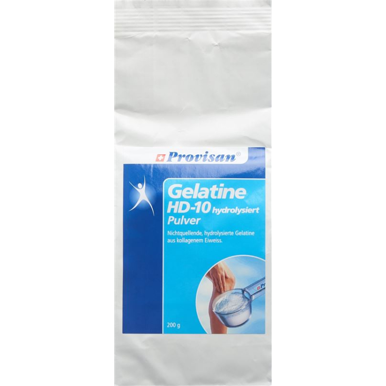 Provisan Gelatine HD10 Plv Hydrolyzed Bag 200 גרם