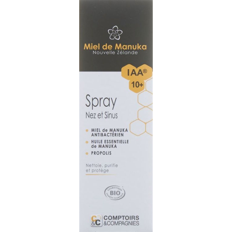 Comptoirs and Compagnies nasal spray with Manuka honey and propolis 15 ml