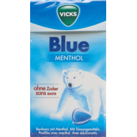 Vicks Blue senza Zucker Btl 72 g