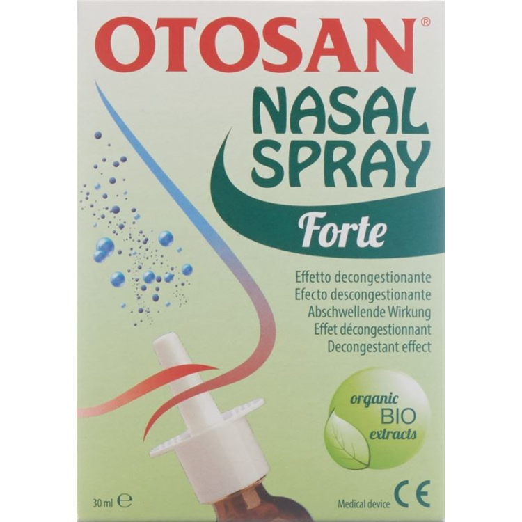 Otosan Nasal Spray dekongestiv Bio izvlečki 30 ml