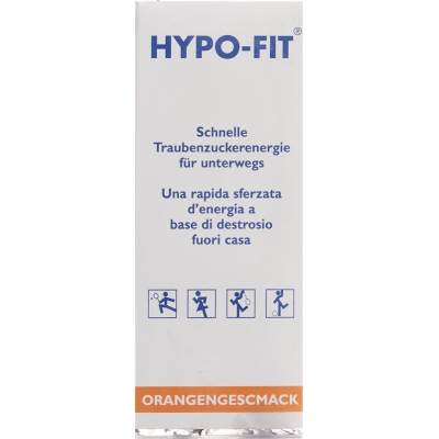 Hypo-fit liquid sugar orange bag 12 stk