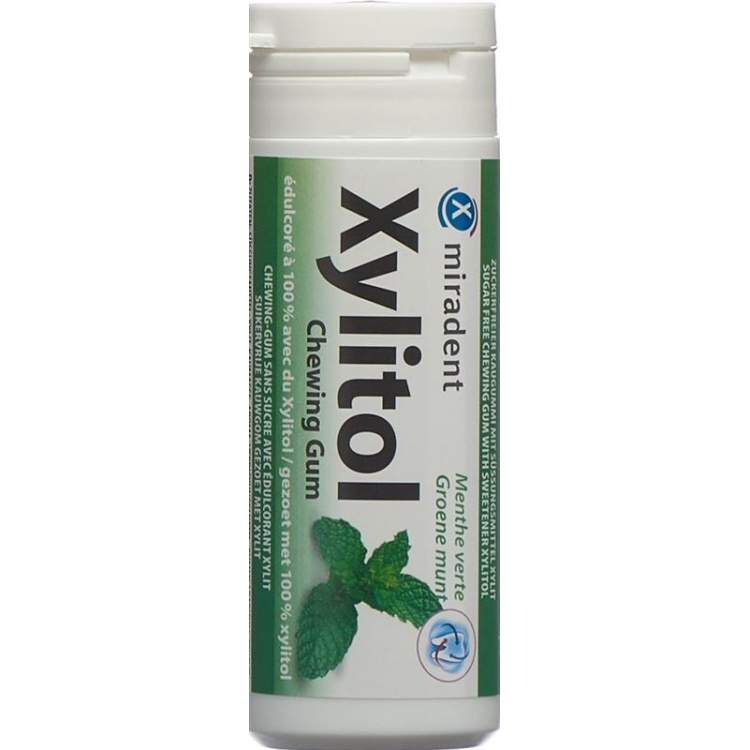 Miradent Xylitol საღეჭი რეზინა Spearmint 12 x 30 ც