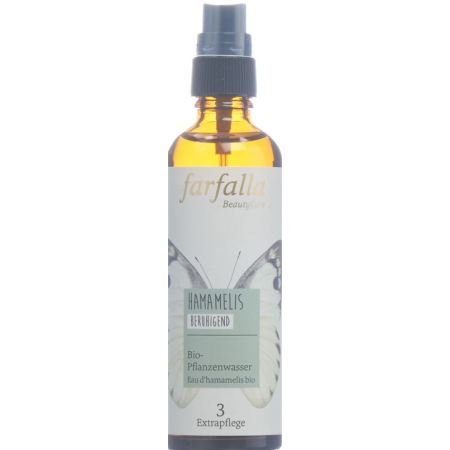 farfalla organic plant Hamamelis water spray 75 ml