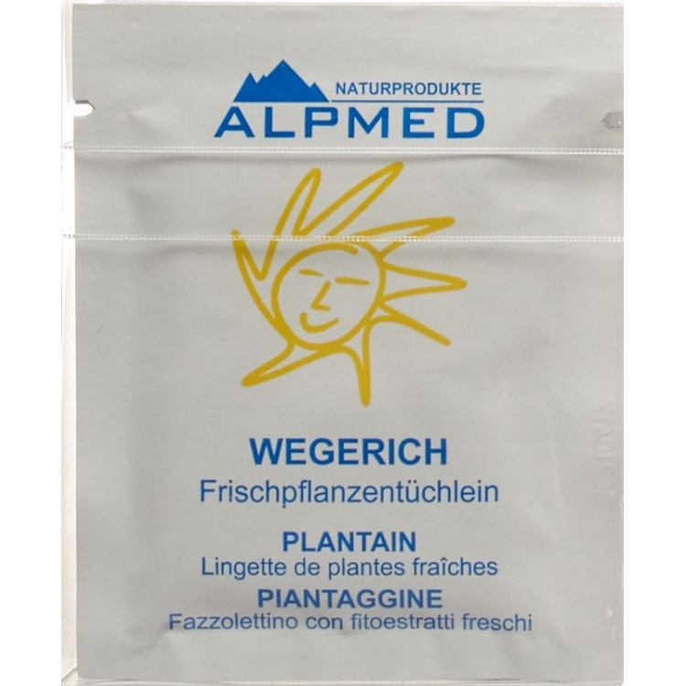 ALPMED Frischpflanzentuchlein Wegerich