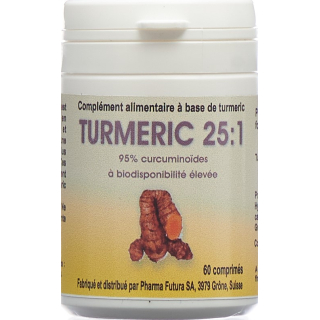 Curcuma 25:1 Tabl 250 mg Ds 60 pcs