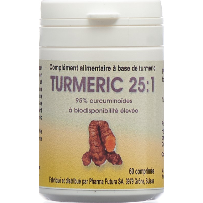 Turmeric 25:1 Tabl 250 mg Ds 60 pcs