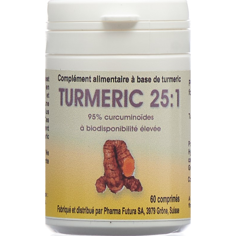 Kurkuma 25:1 Tabl 250 mg Ds 60 szt