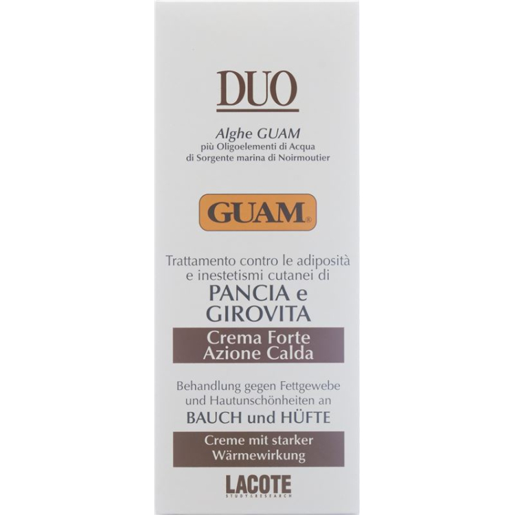 GUAM DUO krém na břicho + nahřívání boků 150 ml