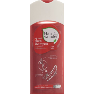 HENNA PLUS Gloss Shampoo raudonas 200 ml