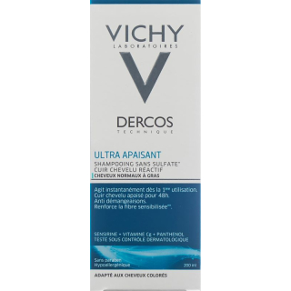 Vichy Dercos Shampooing Ultra-Sensitive Oily Scalp French