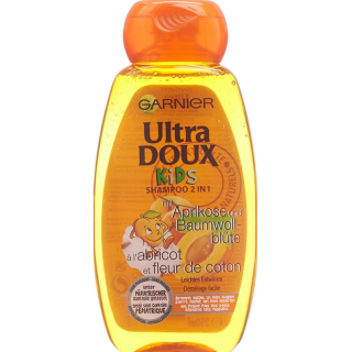 Ultra Doux Kids Shampoo 2in1 mit Aprikose und Baumwollblüte Fl 3