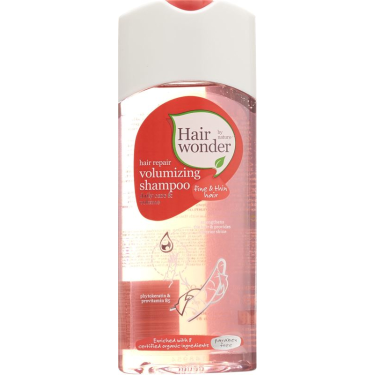 HENNA PLUS Hair Wonder plaukų apimtį didinantis šampūnas 200ml