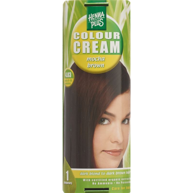 Henna Plus Color Cream 4.03 mokka bruin 60 ml