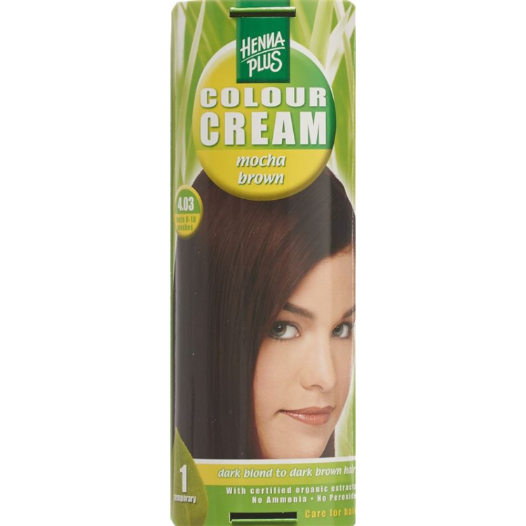 Henna Plus Color Cream 4.03 mocha rjava 60 ml