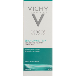 Vichy Dercos Shampooing Sebo-Correcteur grass cheveux FR 200 ml