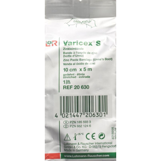 Varicex S zinc paste bandage 10cmx5m 10 pcs