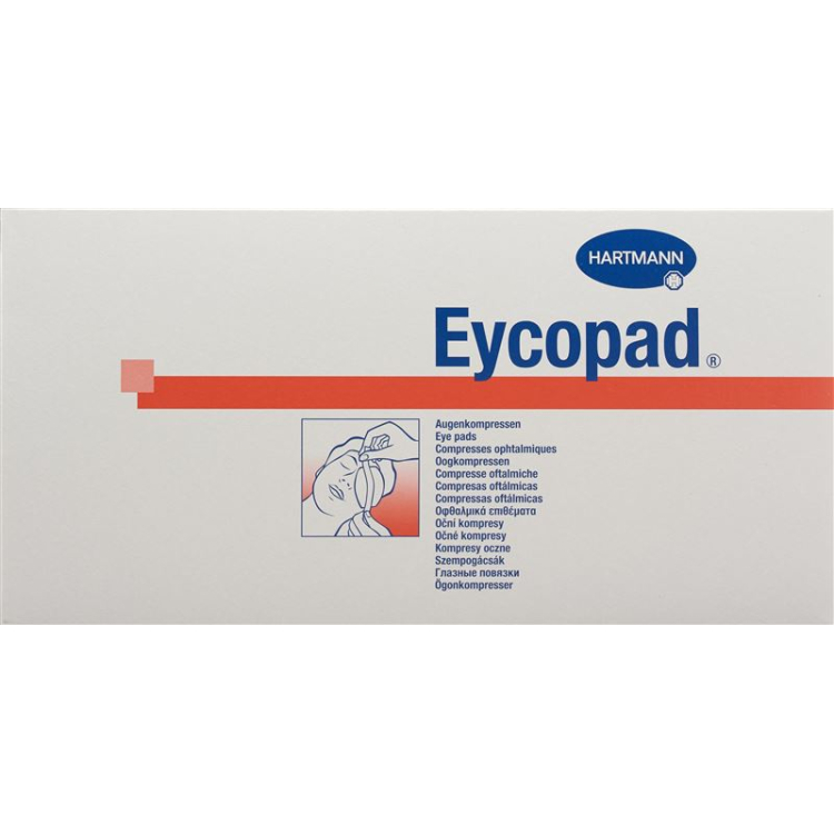 EYCOPAD eye pads ទំហំ 70x85mm មិនក្រៀវ 50pcs