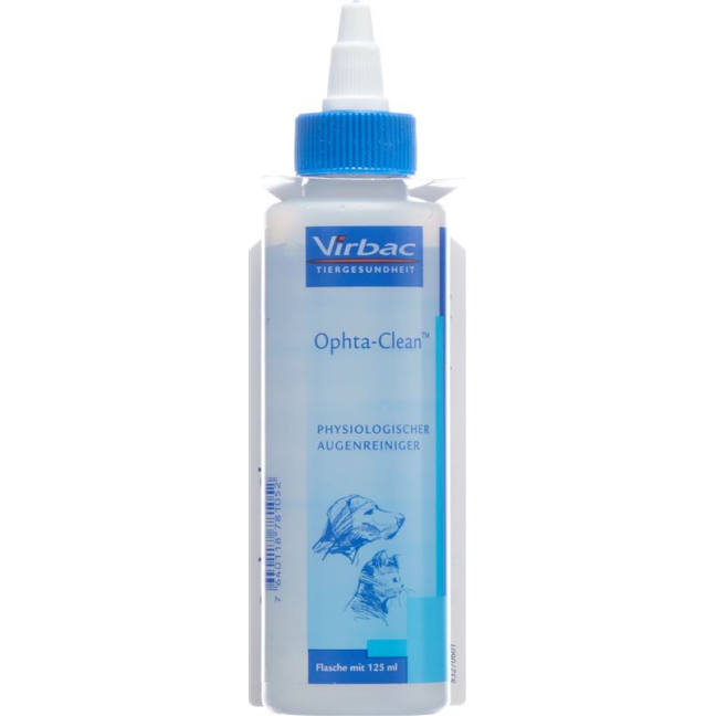Ophta Clean fiziologinis tirpalas šunims/katėms buteliukas 125 ml