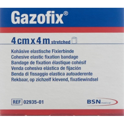 Gazofix kohäsive Fixierbinde 4cmx4m hautfarben latexfrei