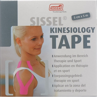 SISSEL Kinesiology Tape 5cmx5m blauw