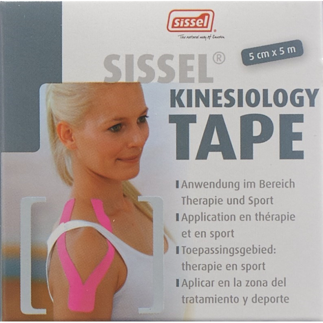 SISSEL Kineziológiai Tape 5cmx5m rózsaszín