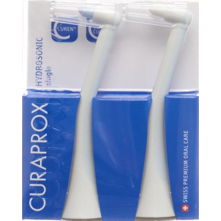 Curaprox Hydrosonic Pro Brush Heads single Duo Pack 2 pcs