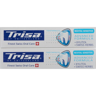 Trisa toothpaste Revital Sensitive DUO 2 x 75 ml